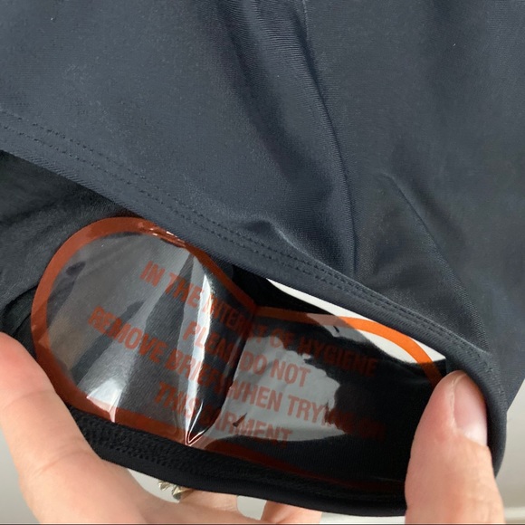 Ted Baker • Mech Mesh Black One Piece Swimsuit - Picture 5 of 11